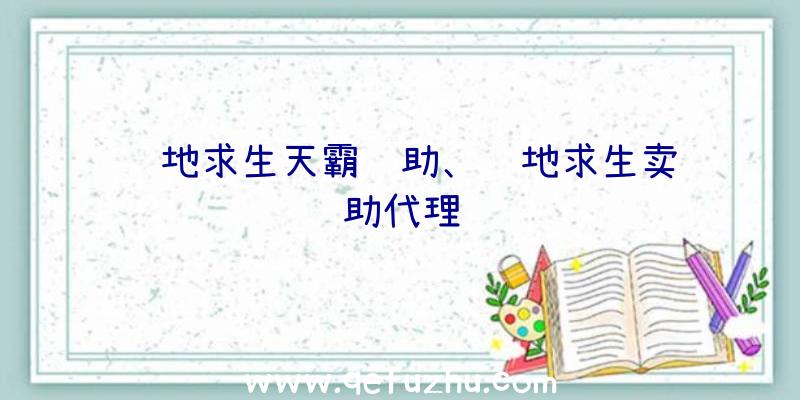 绝地求生天霸辅助、绝地求生卖辅助代理