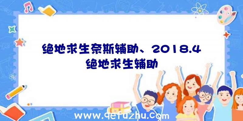 绝地求生奈斯辅助、2018.4绝地求生辅助