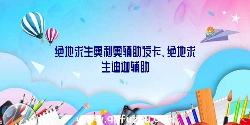 绝地求生奥利奥辅助发卡、绝地求生迪迦辅助