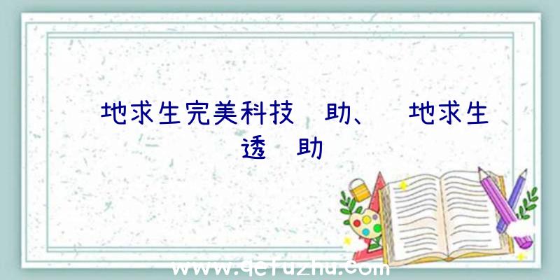 绝地求生完美科技辅助、绝地求生透辅助