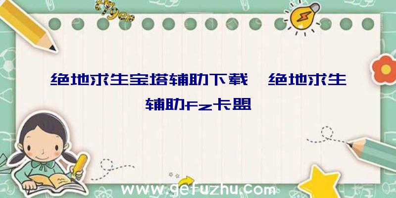 绝地求生宝塔辅助下载、绝地求生辅助fz卡盟