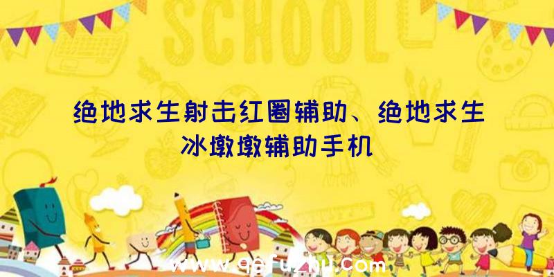 绝地求生射击红圈辅助、绝地求生冰墩墩辅助手机