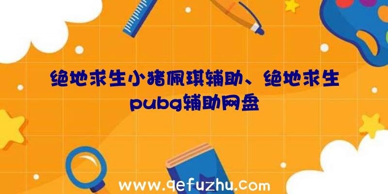 绝地求生小猪佩琪辅助、绝地求生pubg辅助网盘