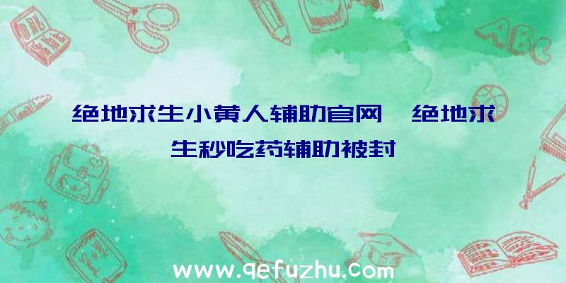 绝地求生小黄人辅助官网、绝地求生秒吃药辅助被封