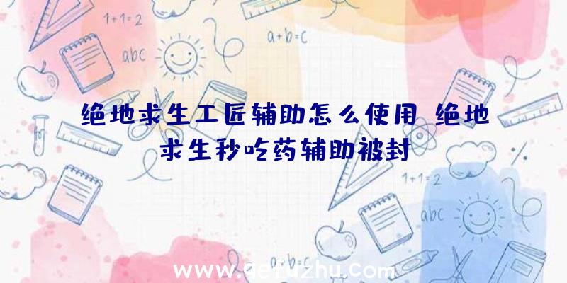 绝地求生工匠辅助怎么使用、绝地求生秒吃药辅助被封