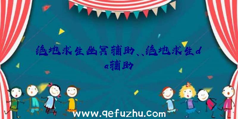 绝地求生幽冥辅助、、绝地求生da辅助