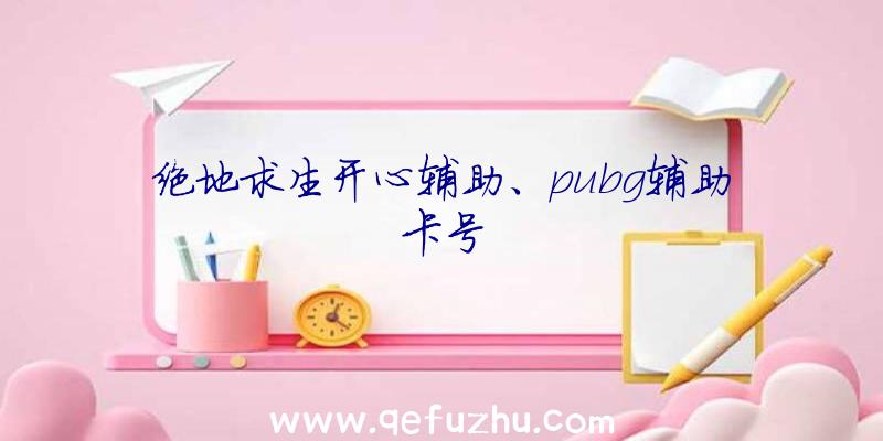 绝地求生开心辅助、pubg辅助卡号