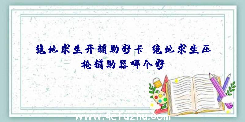 绝地求生开辅助好卡、绝地求生压枪辅助器哪个好