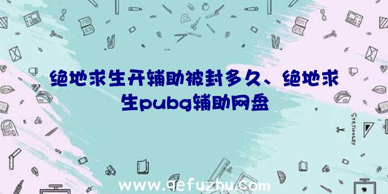 绝地求生开辅助被封多久、绝地求生pubg辅助网盘