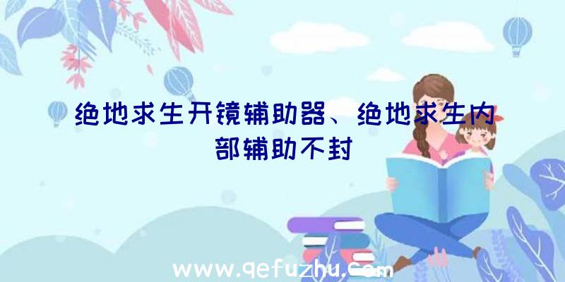 绝地求生开镜辅助器、绝地求生内部辅助不封