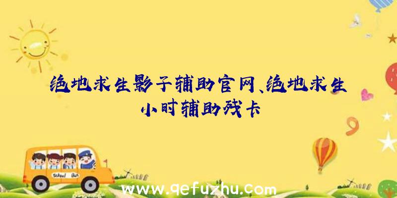 绝地求生影子辅助官网、绝地求生小时辅助残卡