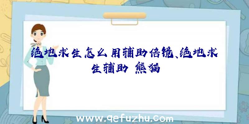 绝地求生怎么用辅助倍镜、绝地求生辅助