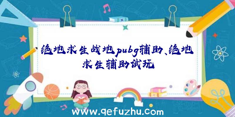 绝地求生战地pubg辅助、绝地求生辅助试玩