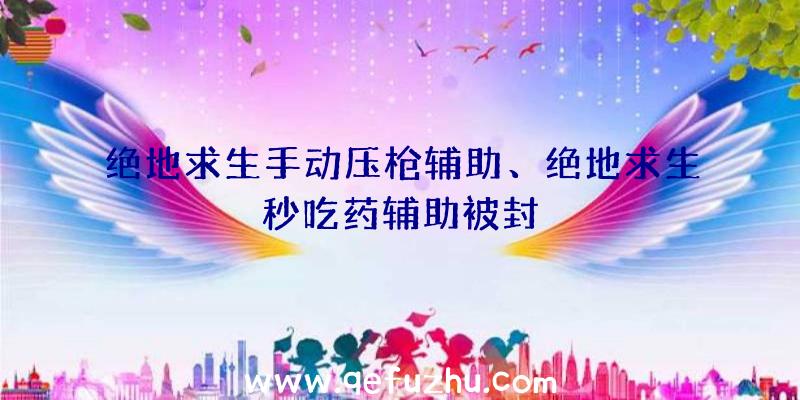 绝地求生手动压枪辅助、绝地求生秒吃药辅助被封