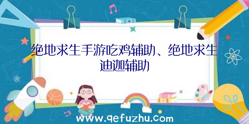 绝地求生手游吃鸡辅助、绝地求生迪迦辅助