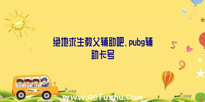 绝地求生教父辅助吧、pubg辅助卡号