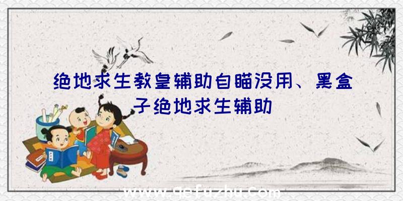 绝地求生教皇辅助自瞄没用、黑盒子绝地求生辅助