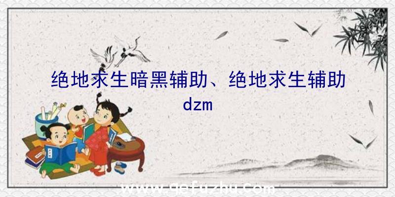 绝地求生暗黑辅助、绝地求生辅助dzm