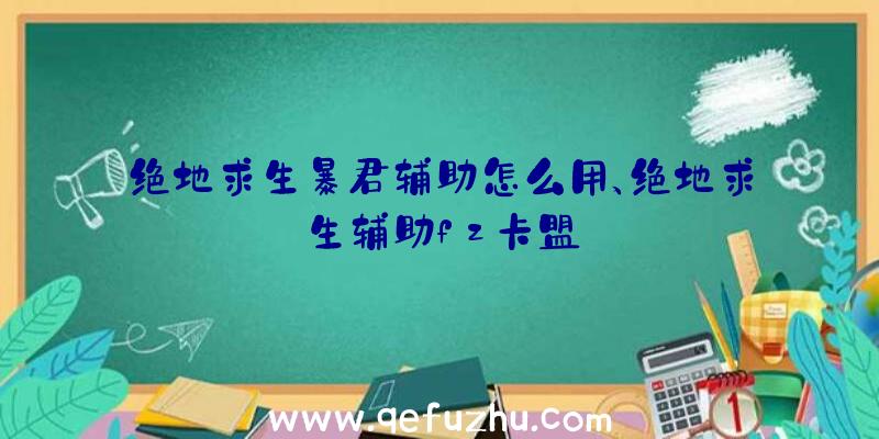 绝地求生暴君辅助怎么用、绝地求生辅助fz卡盟