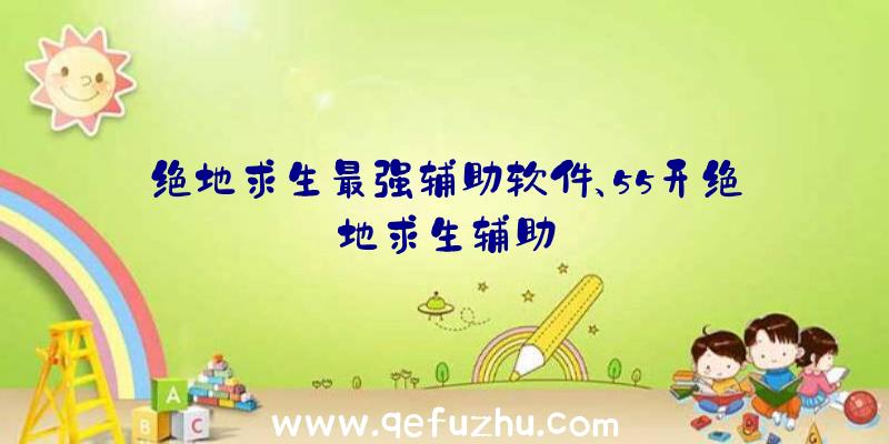 绝地求生最强辅助软件、55开绝地求生辅助