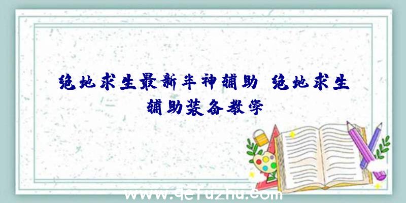 绝地求生最新半神辅助、绝地求生辅助装备教学