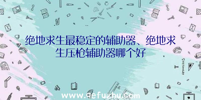 绝地求生最稳定的辅助器、绝地求生压枪辅助器哪个好