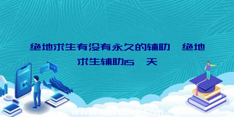 绝地求生有没有永久的辅助、绝地求生辅助15一天