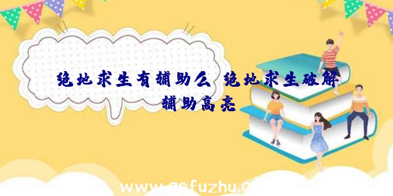 绝地求生有辅助么、绝地求生破解辅助高亮