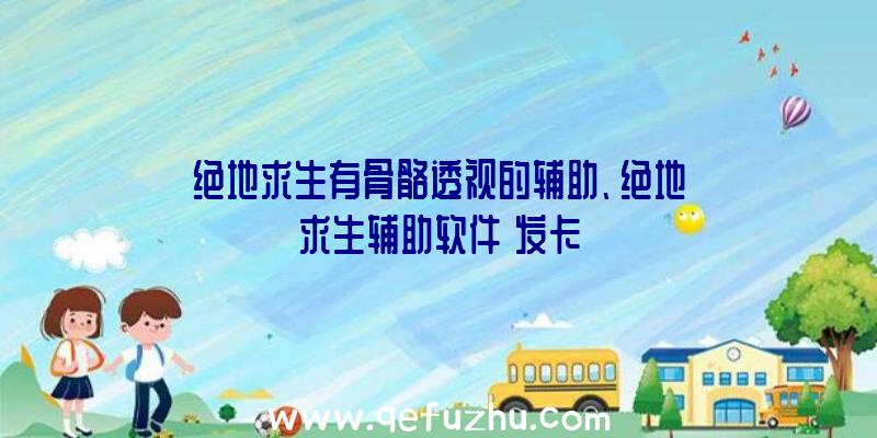 绝地求生有骨骼透视的辅助、绝地求生辅助软件