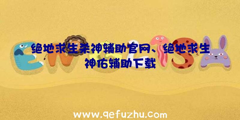 绝地求生杀神辅助官网、绝地求生神佑辅助下载