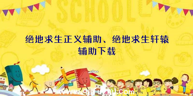 绝地求生正义辅助、绝地求生轩辕辅助下载