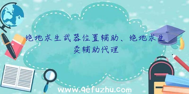 绝地求生武器位置辅助、绝地求生卖辅助代理