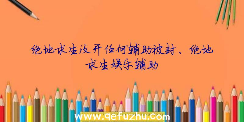 绝地求生没开任何辅助被封、绝地求生娱乐辅助