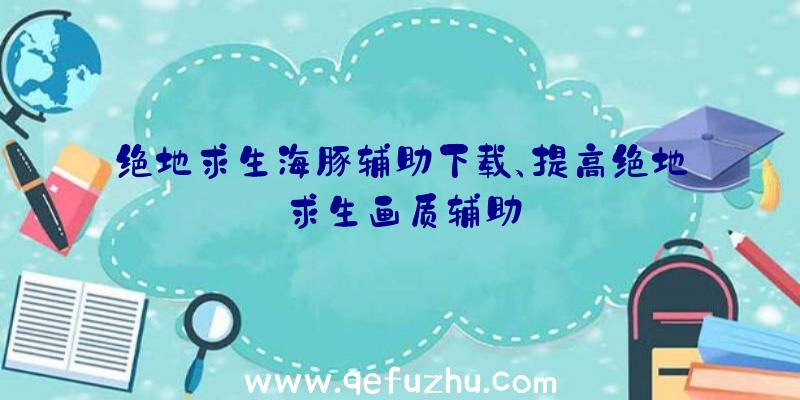 绝地求生海豚辅助下载、提高绝地求生画质辅助