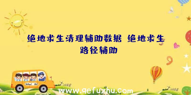 绝地求生清理辅助数据、绝地求生