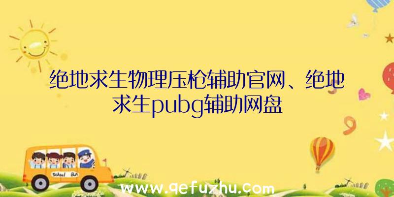 绝地求生物理压枪辅助官网、绝地求生pubg辅助网盘