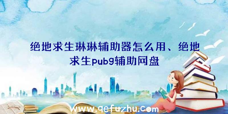 绝地求生琳琳辅助器怎么用、绝地求生pubg辅助网盘