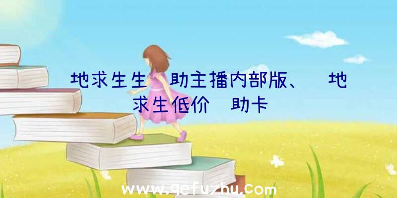 绝地求生生辅助主播内部版、绝地求生低价辅助卡