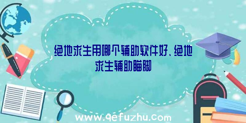 绝地求生用哪个辅助软件好、绝地求生辅助瞄脚