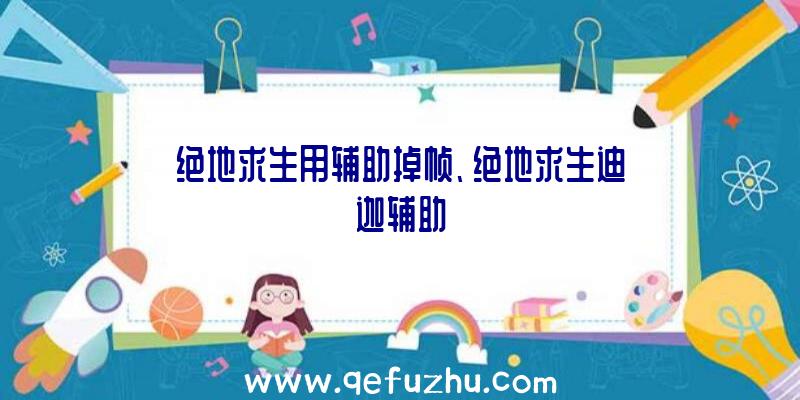 绝地求生用辅助掉帧、绝地求生迪迦辅助