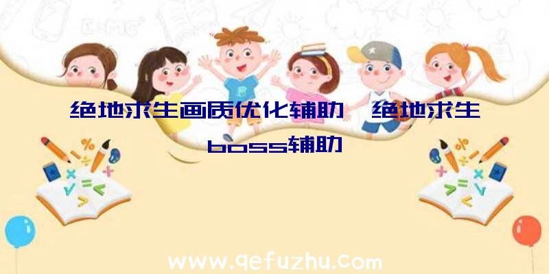 绝地求生画质优化辅助、绝地求生boss辅助