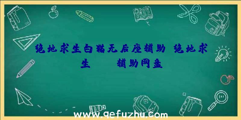 绝地求生白猫无后座辅助、绝地求生pubg辅助网盘