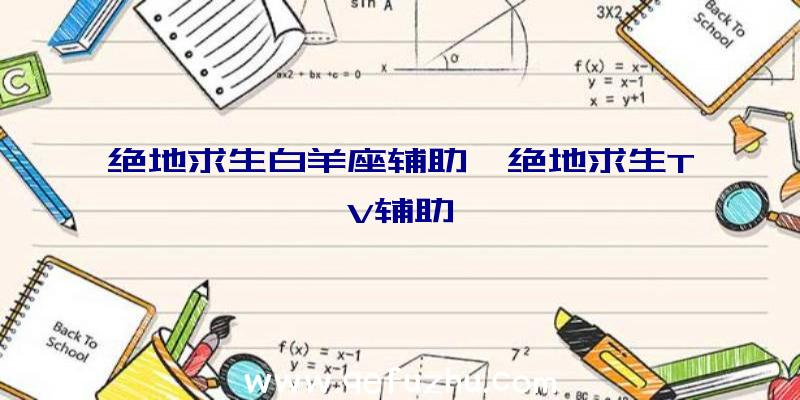 绝地求生白羊座辅助、绝地求生TV辅助