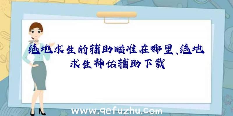 绝地求生的辅助瞄准在哪里、绝地求生神佑辅助下载