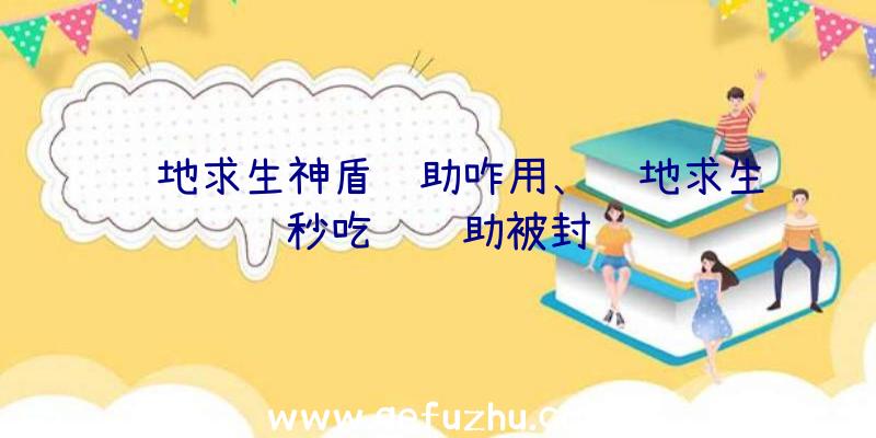 绝地求生神盾辅助咋用、绝地求生秒吃药辅助被封