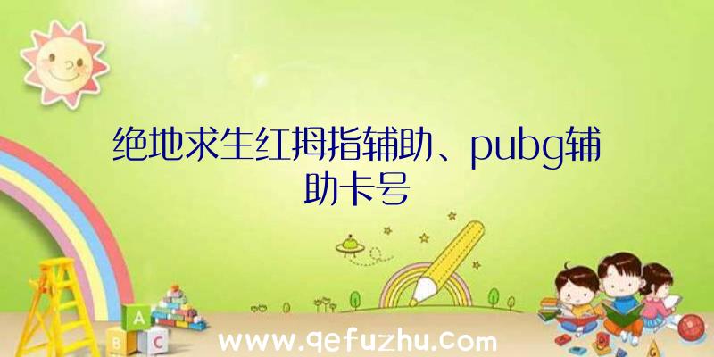 绝地求生红拇指辅助、pubg辅助卡号