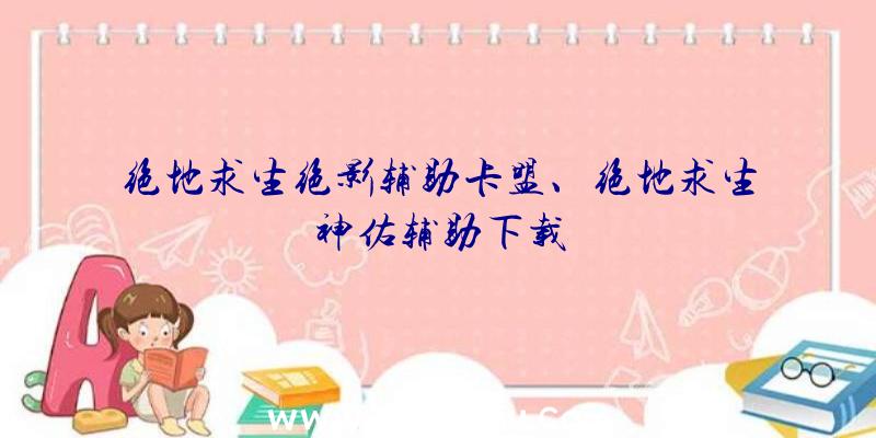 绝地求生绝影辅助卡盟、绝地求生神佑辅助下载