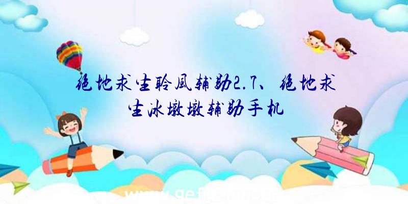 绝地求生聆风辅助2.7、绝地求生冰墩墩辅助手机