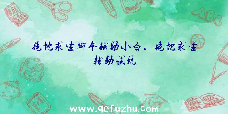 绝地求生脚本辅助小白、绝地求生辅助试玩