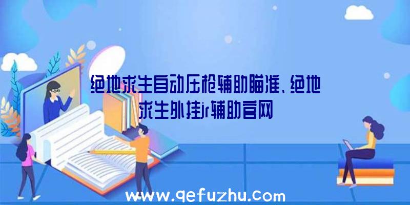 绝地求生自动压枪辅助瞄准、绝地求生外挂jr辅助官网